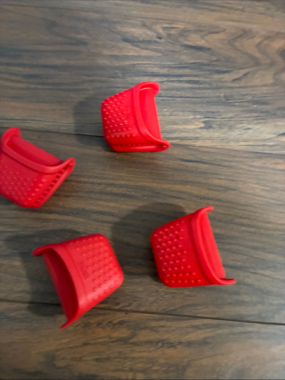 Red Silicone Oven Grip Set - 4 Pack
